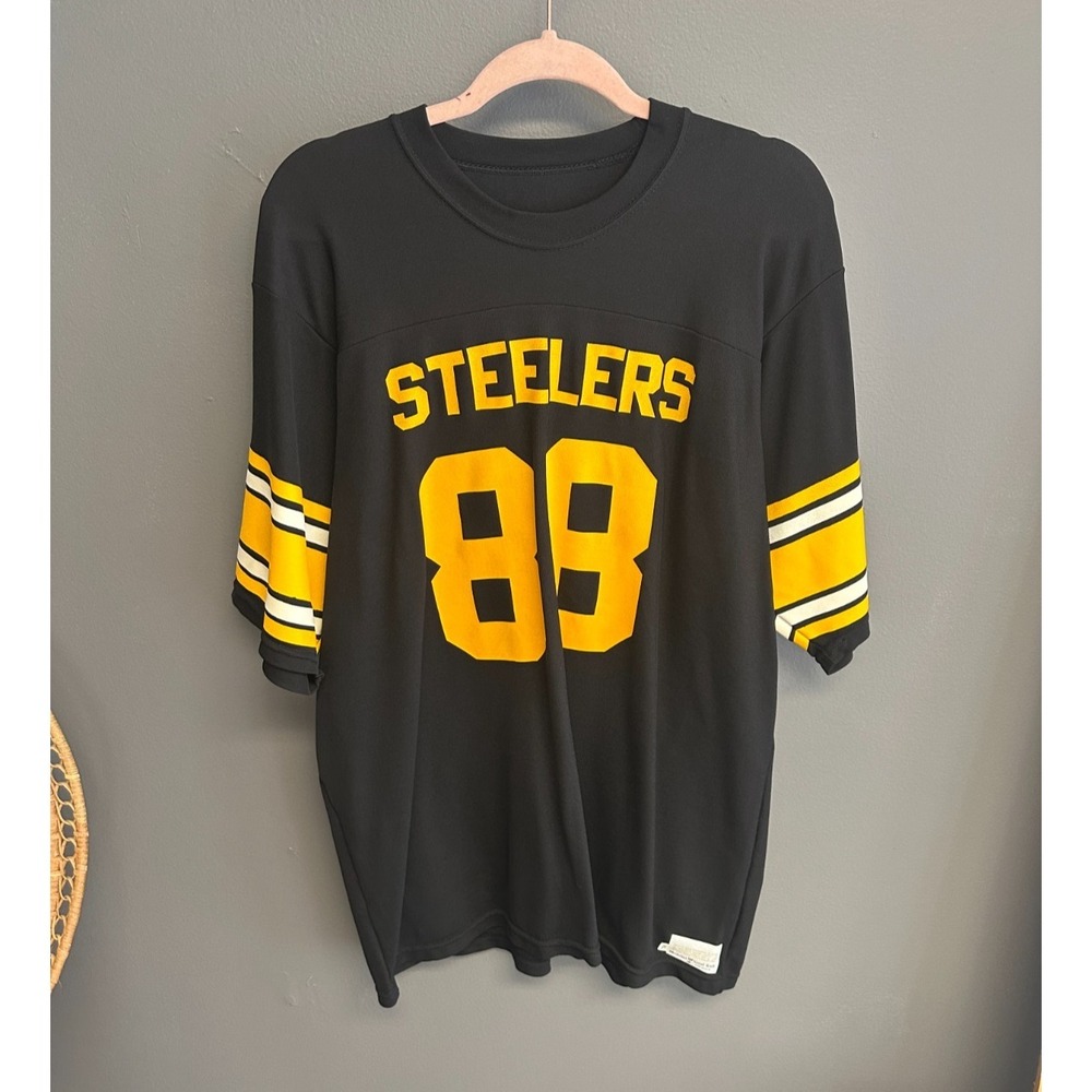 Vintage 70s 80s Medalist Sand Knit Steelers #88 Jersey Men's‎ XL Pittsburgh USA